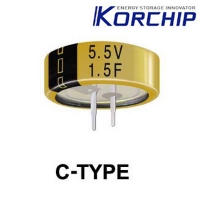 韩国KORCHIP高奇普法拉超级电容DCLT5R5105CF 5.5V-1F 21.5X9.5X5.0​